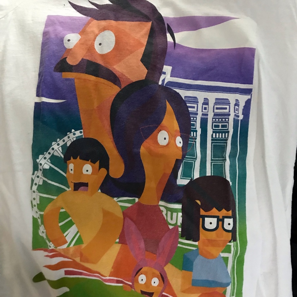 Bobs Burgers women’s graphic T-shirt white small